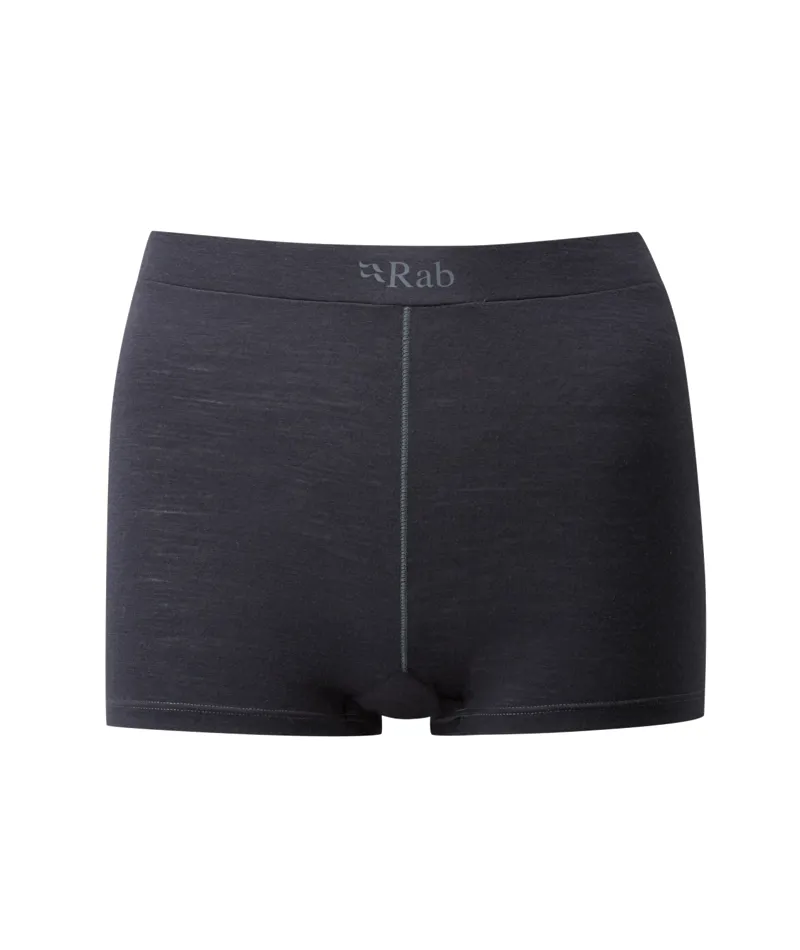 Rab Womens Merino 120 Boxers Ebony