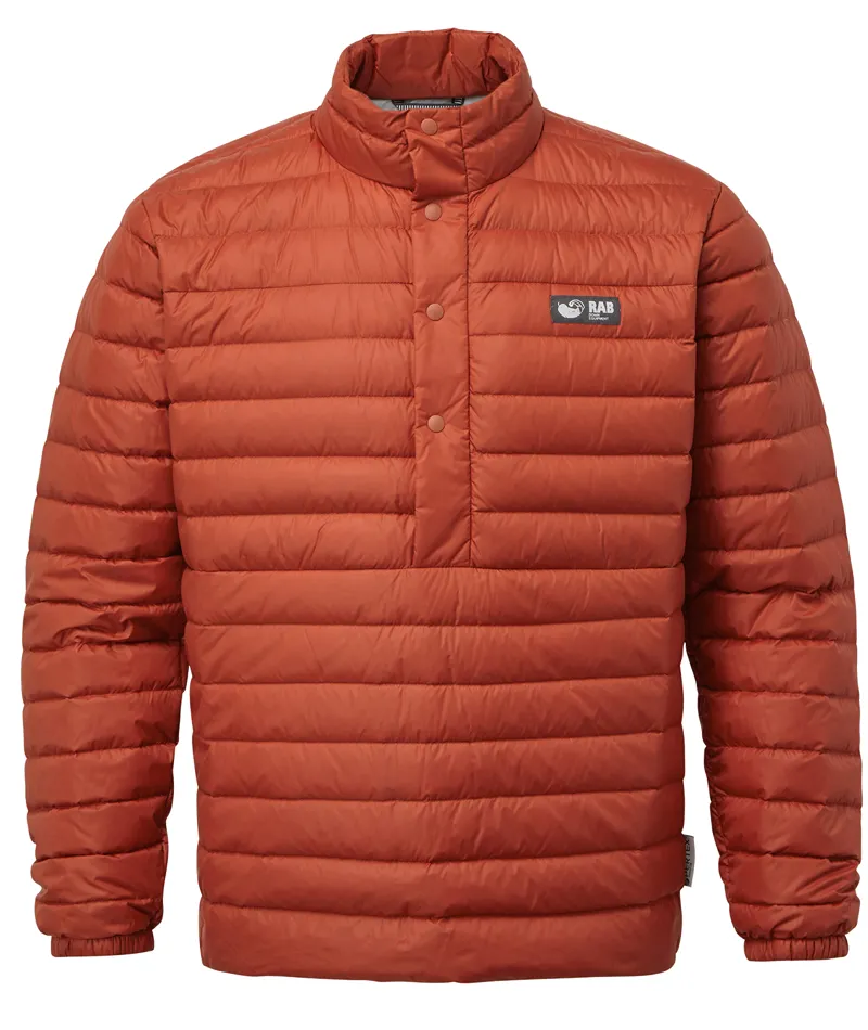 Rab Mens Horizon Down Pull-On Red Clay