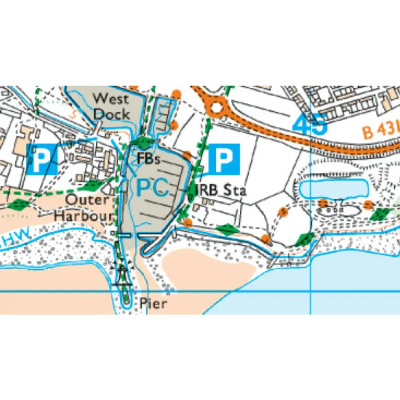 OS Explorer 164 Gower Map with Download Code-3