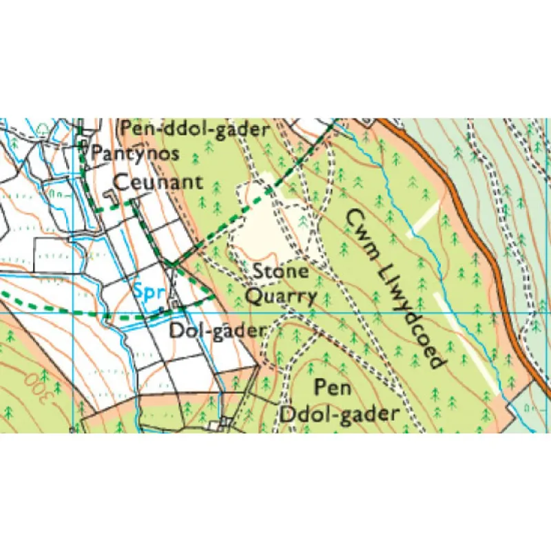 OS Explorer 186 Llandeilo and Brechfa Forest with Download Code-3