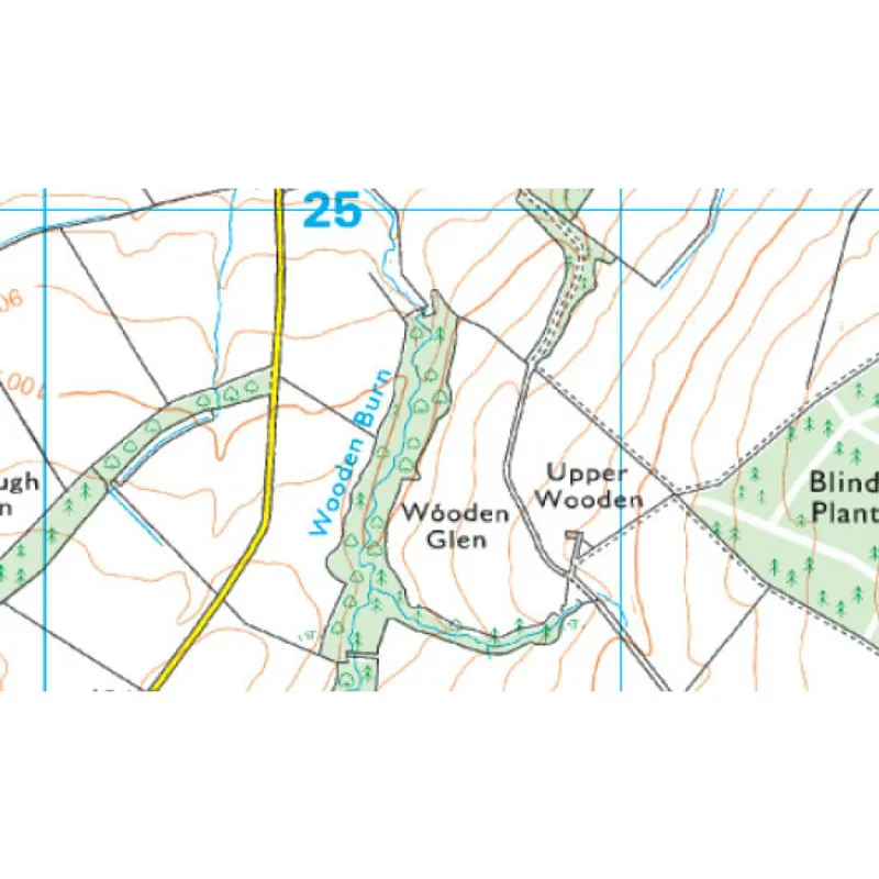 OS Explorer Map OL16 The Cheviot Hills With Download Code-3