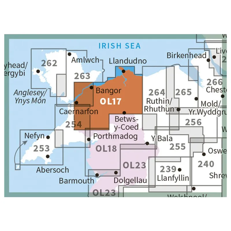 OS Explorer Map OL17 Snowdon With Download Code-1