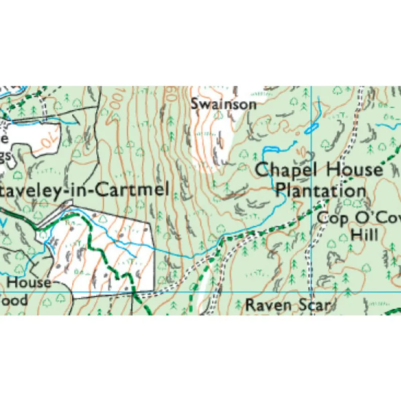 OS Explorer Map OL7 Lake District SE area with Download Code-3