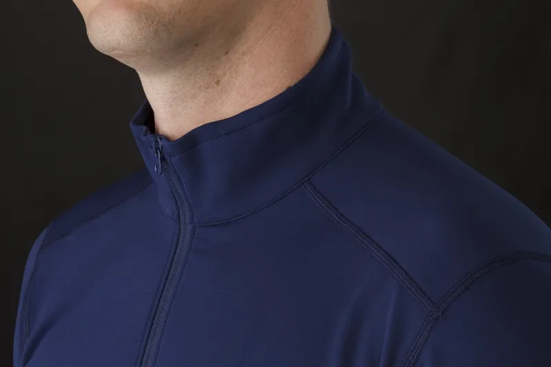 Arcteryx Mens Phase SV Zip LS Black-3