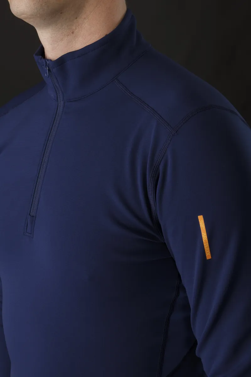 Arcteryx Mens Phase SV Zip LS Black-4