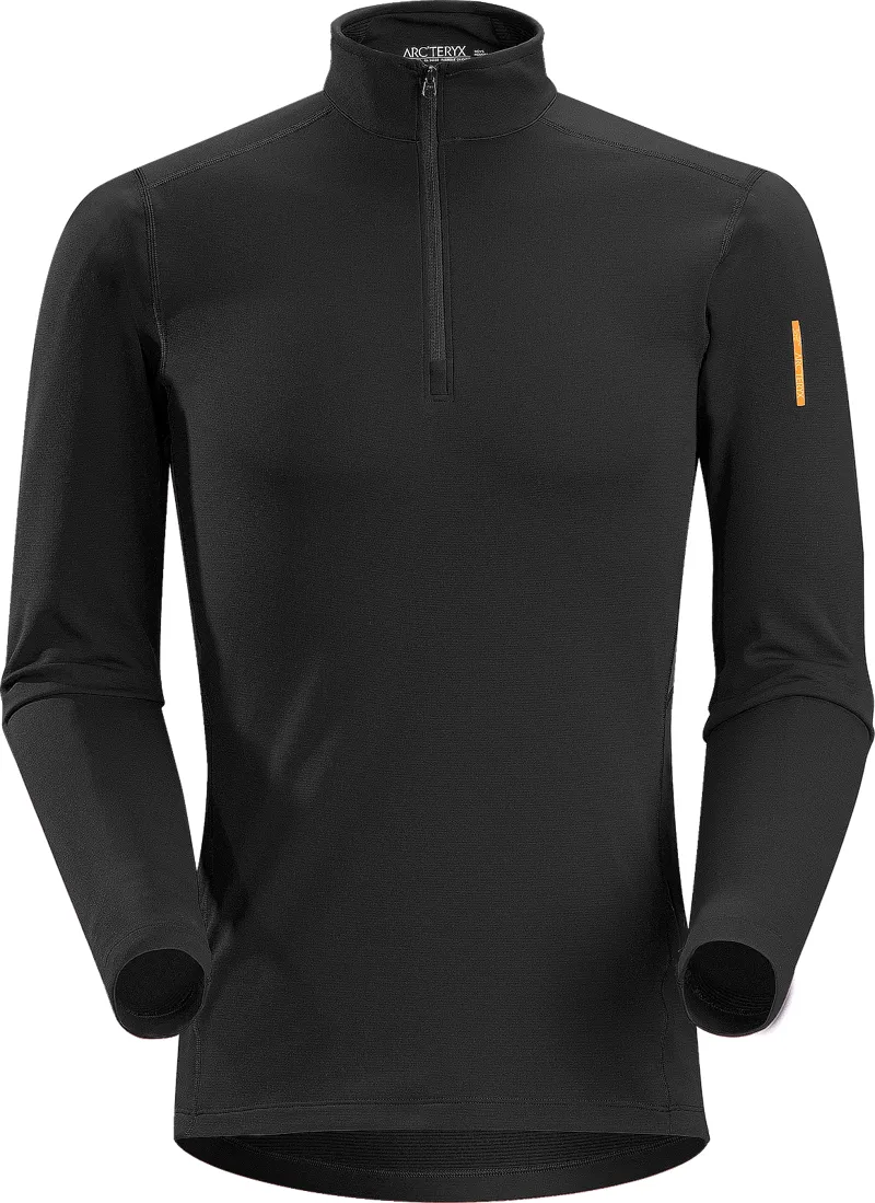 Arcteryx Mens Phase SV Zip LS Black