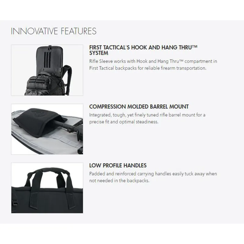 First Tactical Rifle Sleeve 36 inch Single Coyote-4