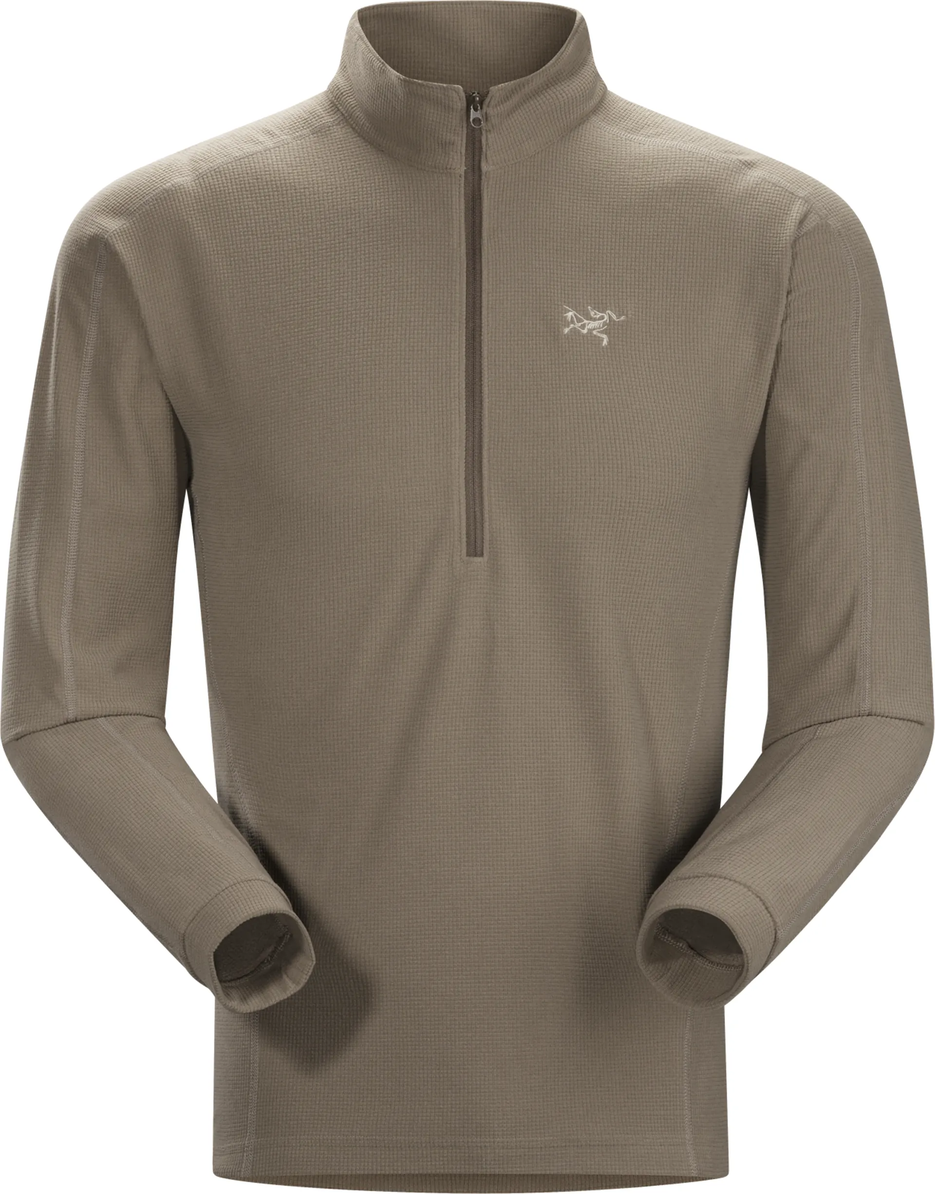 Arcteryx | Mens | Delta | LT | Zip Neck | Basalt