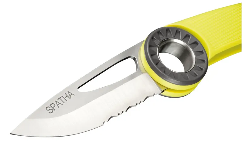Petzl Spatha Knife Yellow DEACTIVATED-1