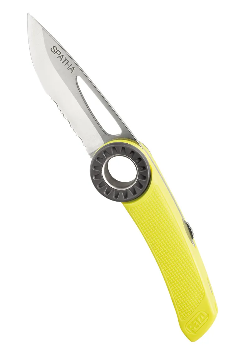 Petzl Spatha Knife Yellow DEACTIVATED