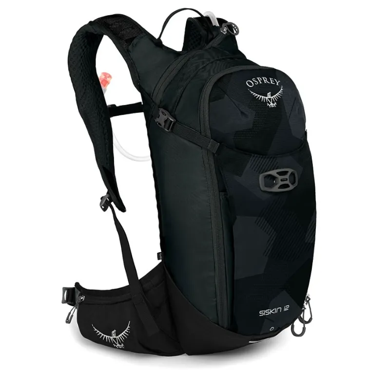 Osprey Mens Siskin 12 Obsidian Black