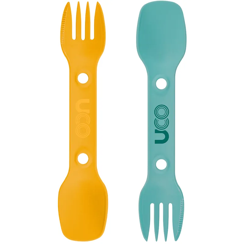 UCO Utility Spork 2-Pack Gold/Sky Blue