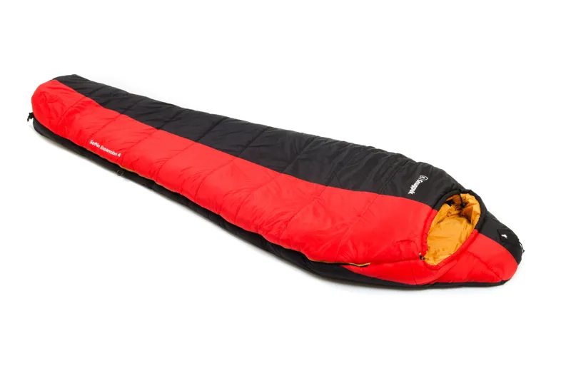 Snugpak Softie Expansion 4 Sleeping Bag Black Red