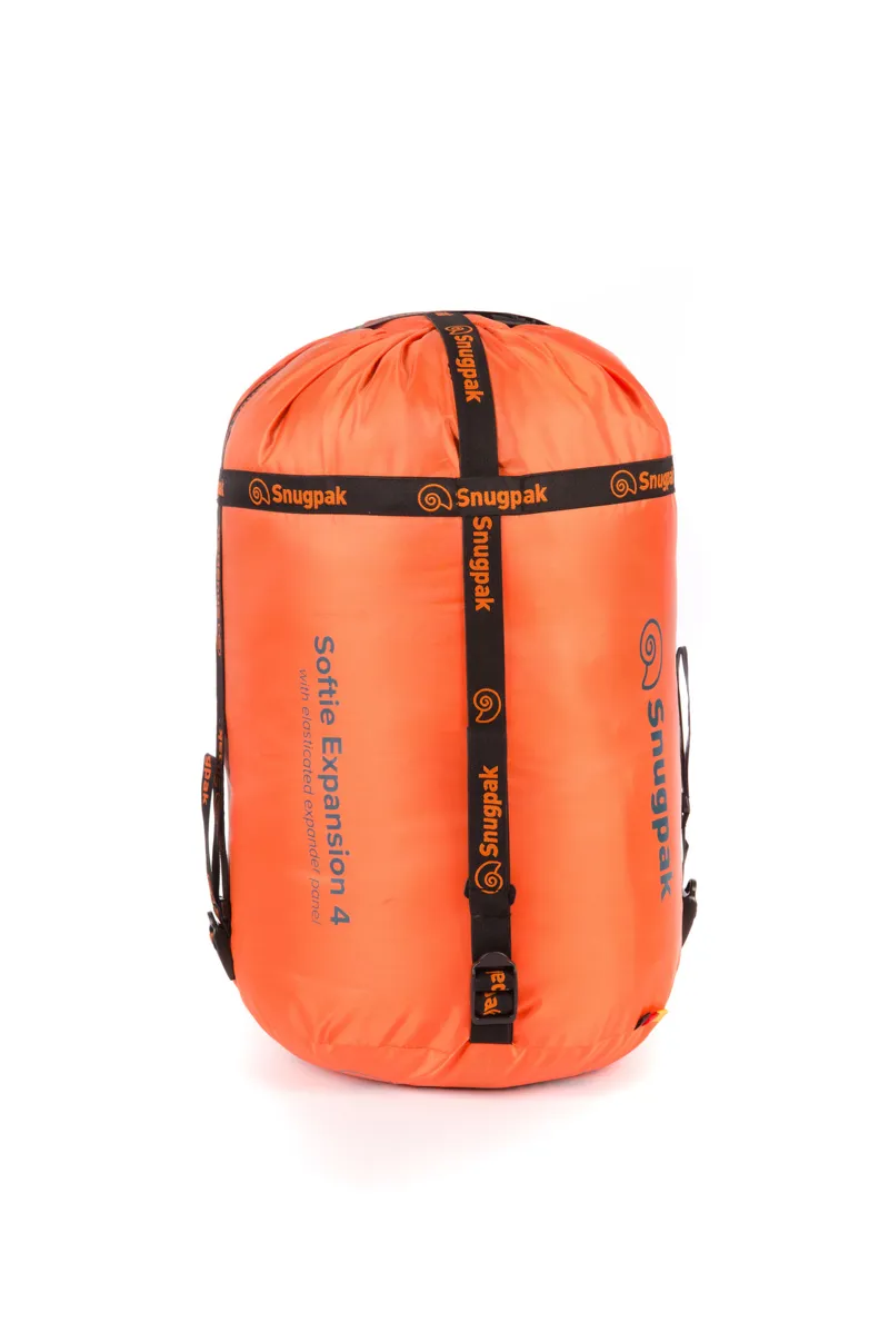 Snugpak Softie Expansion 4 Sleeping Bag Black Red-12
