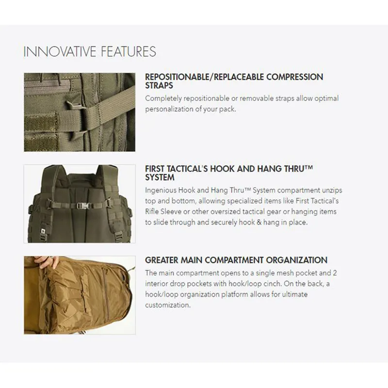 First Tactical Specialist 3-Day Backpack Black-5