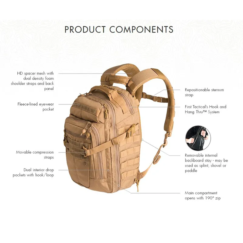 First Tactical Specialist Half-Day Backpack Black-6