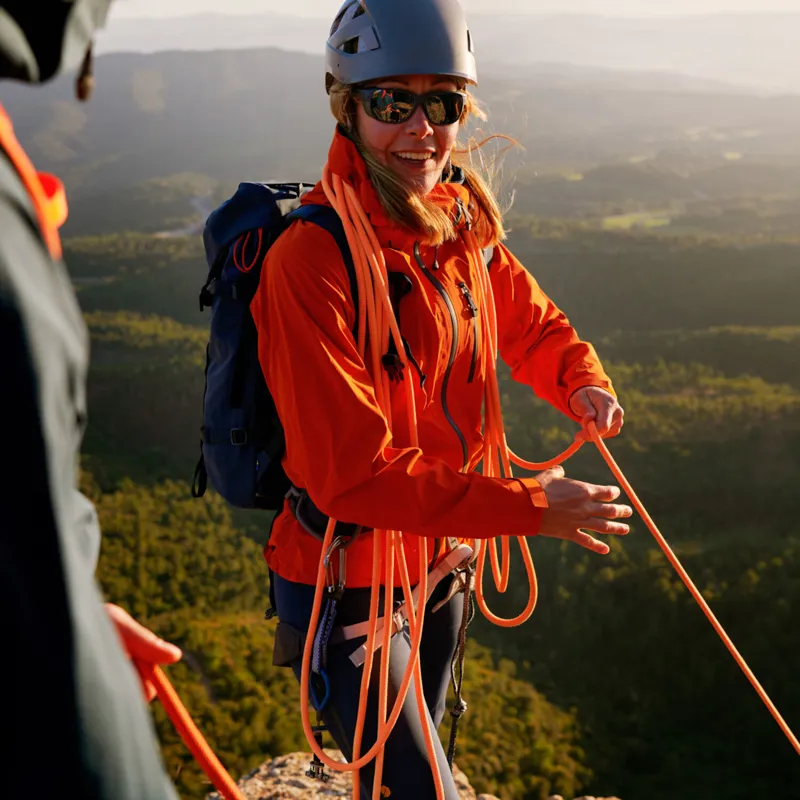 Fjallraven Mens Bergtagen Lite Eco-Shell Jacket Hokkaido Orange-11