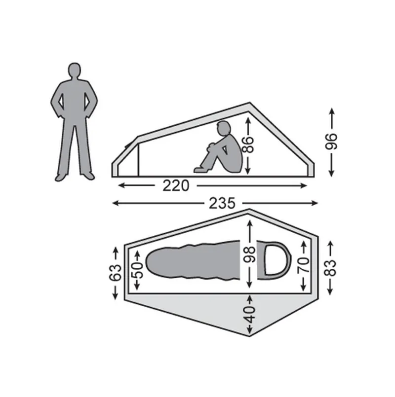 Nordisk Telemark 1 LW Green-1