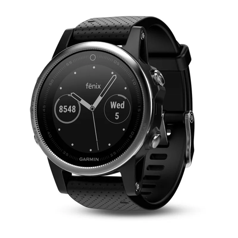 Garmin Fenix 5s Silver With Black Band