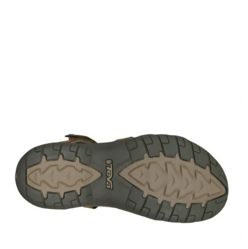 Teva Womens Tirra Leather Water Sandals Rust-3