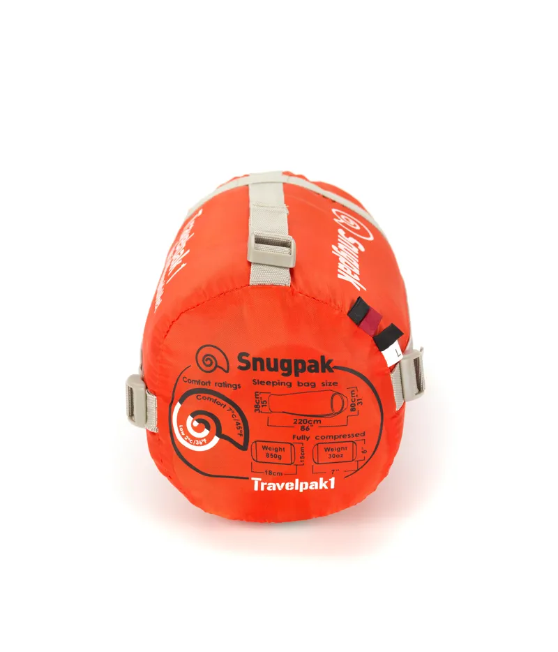 Snugpak Travelpak 1 Sleeping Bag Left Hand Zip-6
