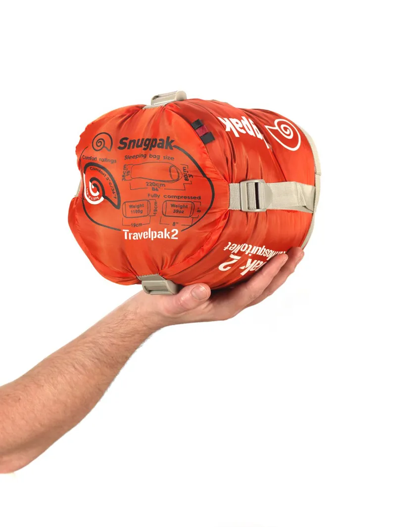Snugpak Travelpak 2 Sleeping bag Left Hand Zip-3
