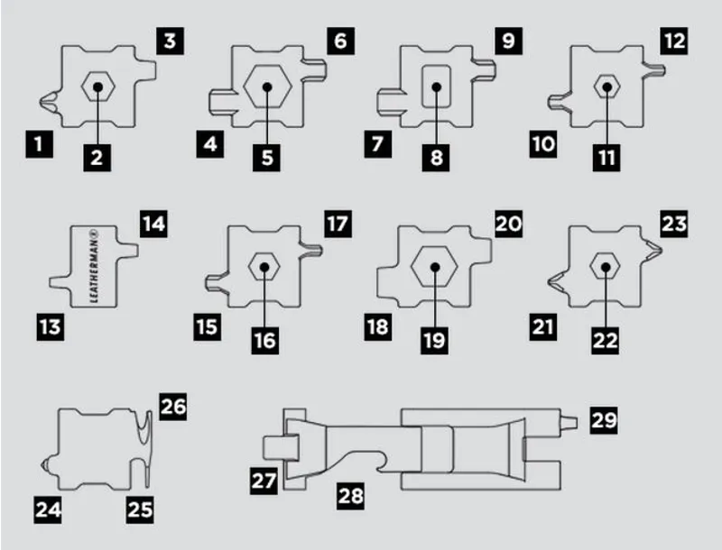 Leatherman Tread Bracelet Stainless Steel-4
