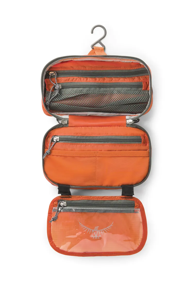 Osprey Ultralight Wash Bag Zip Poppy Orange-1