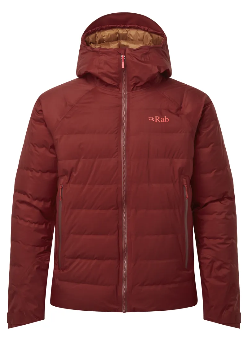 Rab Mens Valiance Jacket Oxblood Red