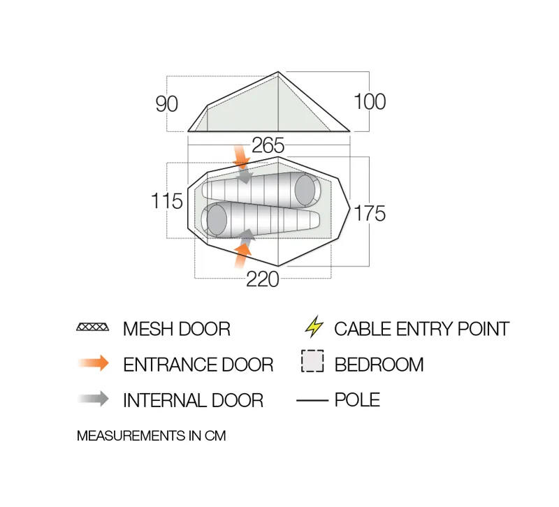 Vango Banshee Pro 200 Pamir Green-1
