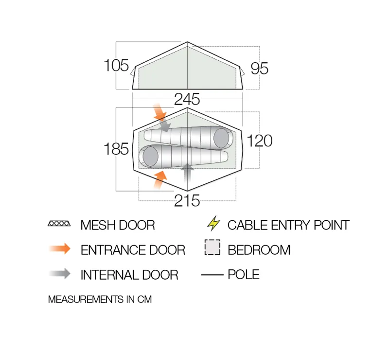 Vango Nevis 200 Pamir Green-1