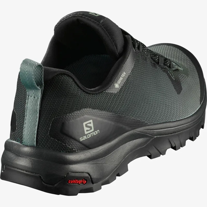 Salomon Womens Vaya GTX Black/Balsam Green-1