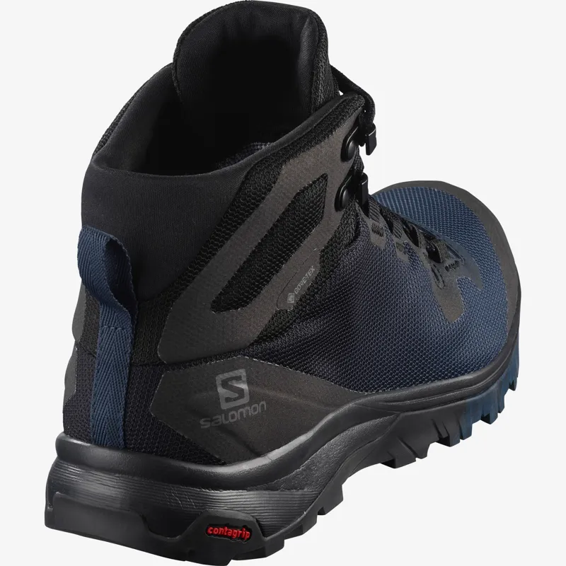 Salomon Womens Vaya Mid GTX Black/Sargasso Sea-2