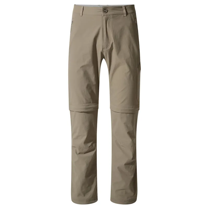 Craghoppers Mens NosiLife Pro 2 Convertible Trousers Pebble