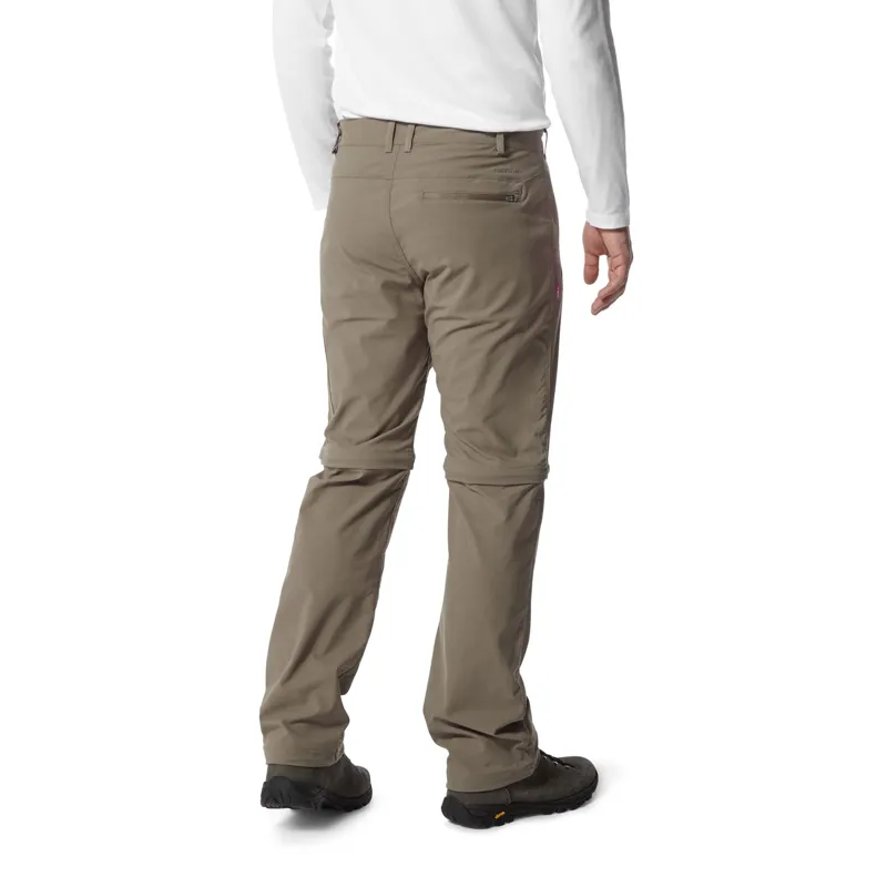 Craghoppers Mens NosiLife Pro 2 Convertible Trousers Pebble-2