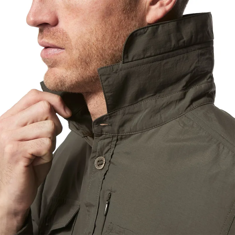 Craghoppers Mens NosiLife Adventure II LS Shirt Dark Khaki-5