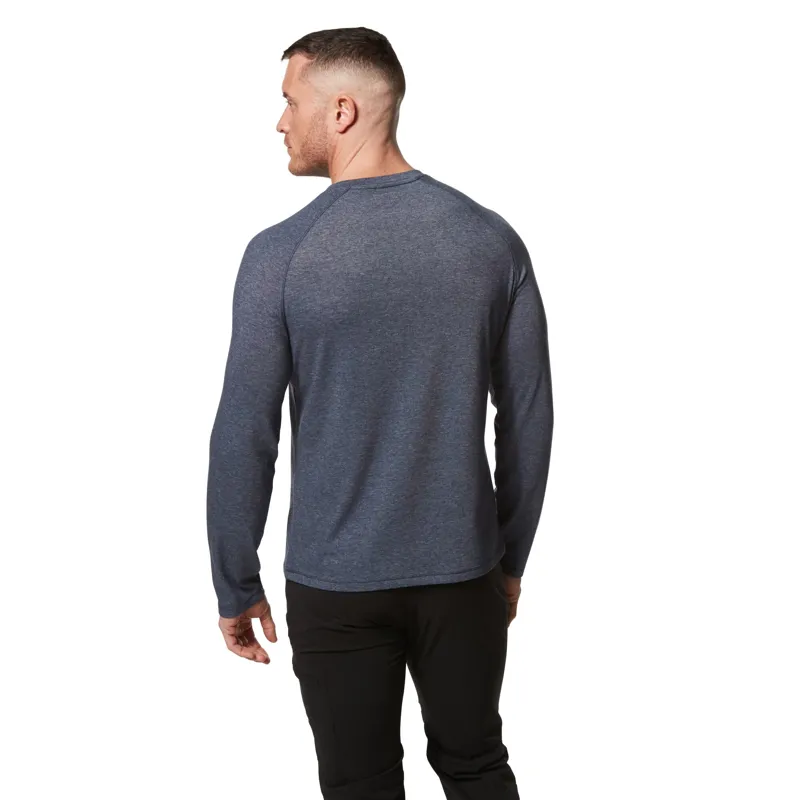 Craghoppers Mens NosiLife Bayame II LS Tee Soft Navy Marl-2