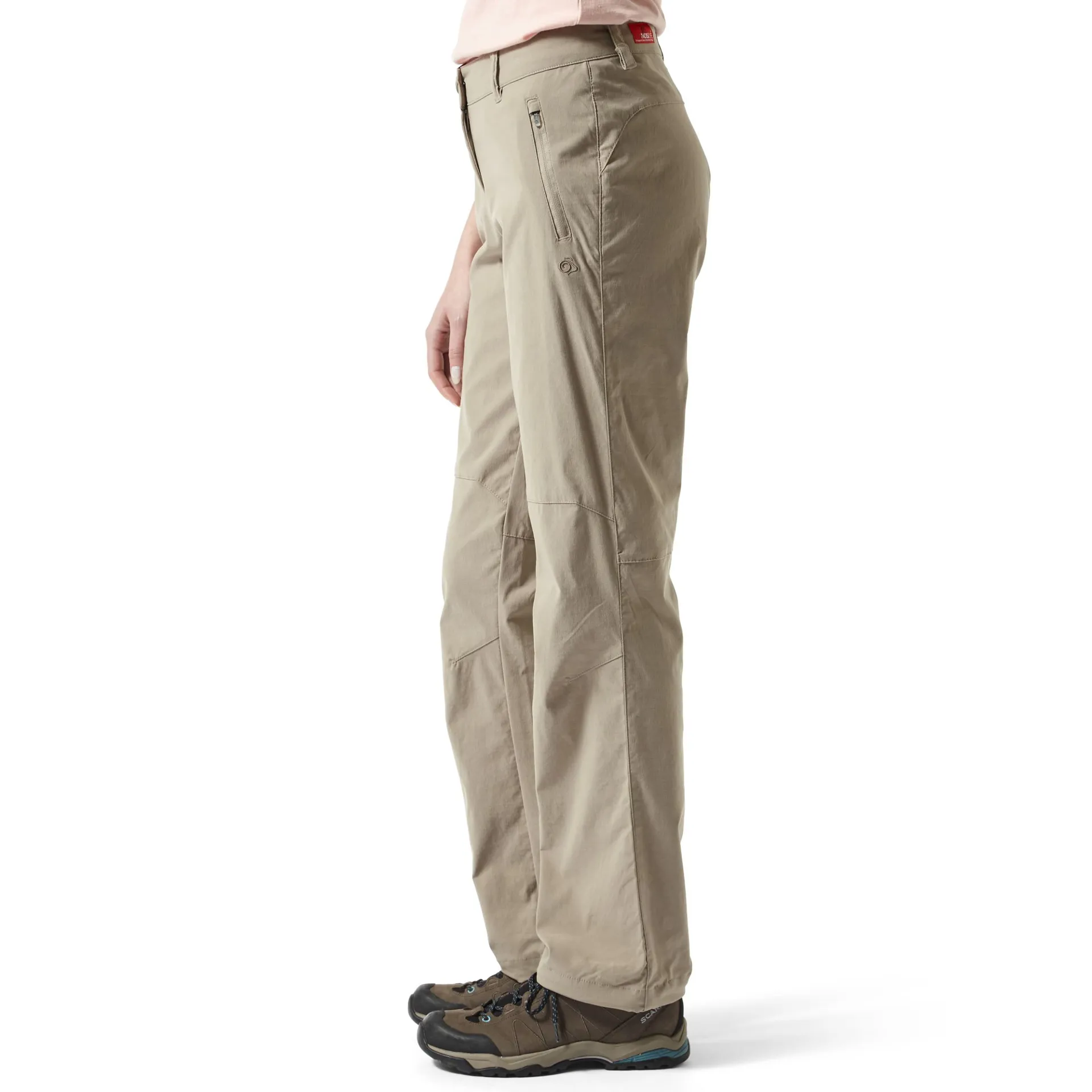 Craghoppers NosiLife Zip-Off Pantalon Randonnée Femme Anti-Insectes - Convertible En Short