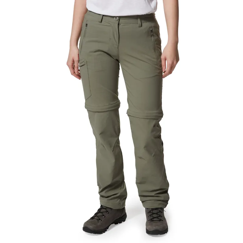 Craghoppers Womens NosiLife Pro 2 Convertible Trousers Mushroom-1