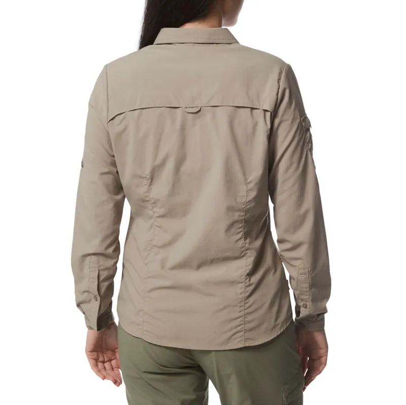 Craghoppers Womens NosiLife Adventure II LS Shirt Mushroom-2