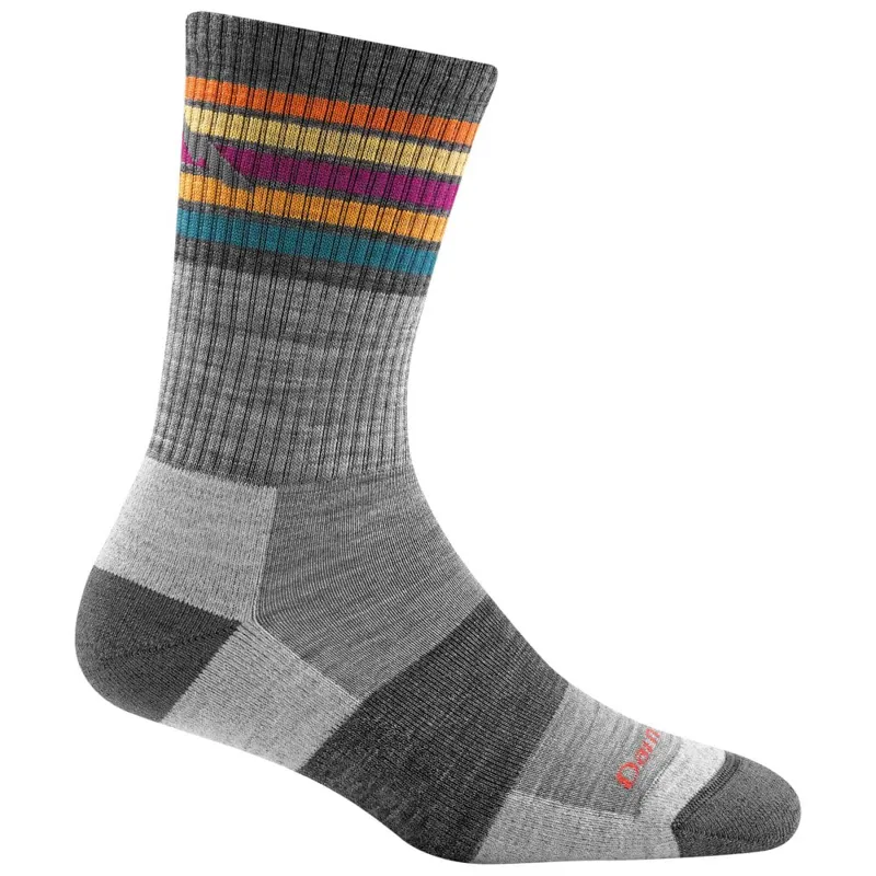 Darn Tough Womens Kelso Micro Crew Light Cushion Grey