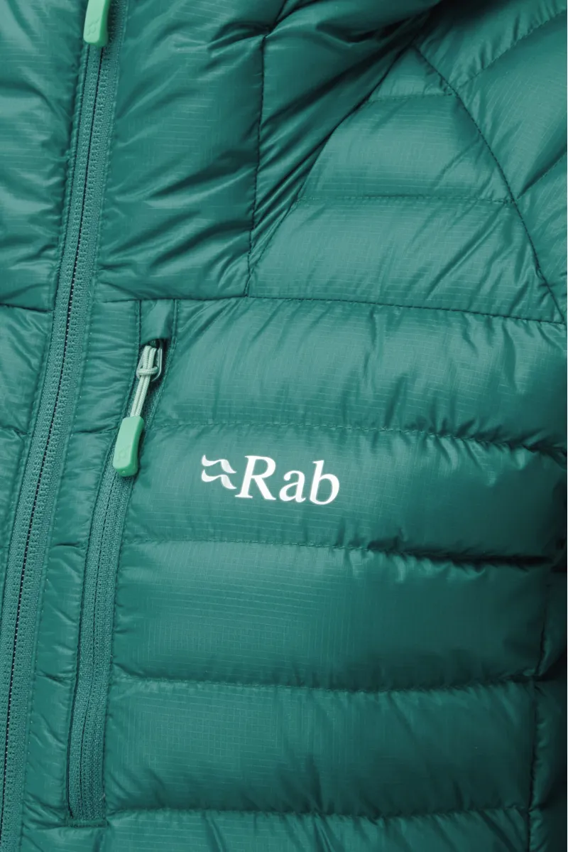 Rab Womens Microlight Alpine Jacket Atlantis/Cascade-2