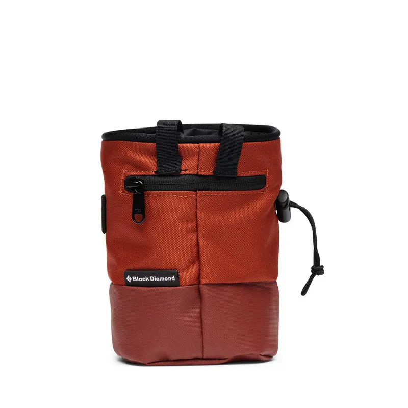 Black Diamond Mojo Zip Chalk Bag Burnt Sienna-1