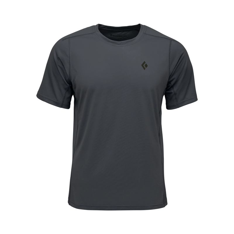 Black Diamond Mens Distance SS Tech Tee Charcoal