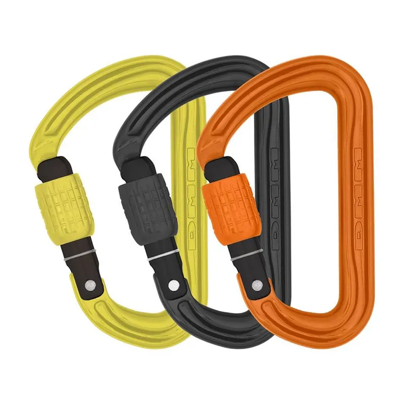 DMM Shadow Screwgate Colour 3 Pack - Lime/Grey/Orange