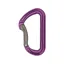 DMM Shadow Bent Gate Carabiner Titanium/Purple