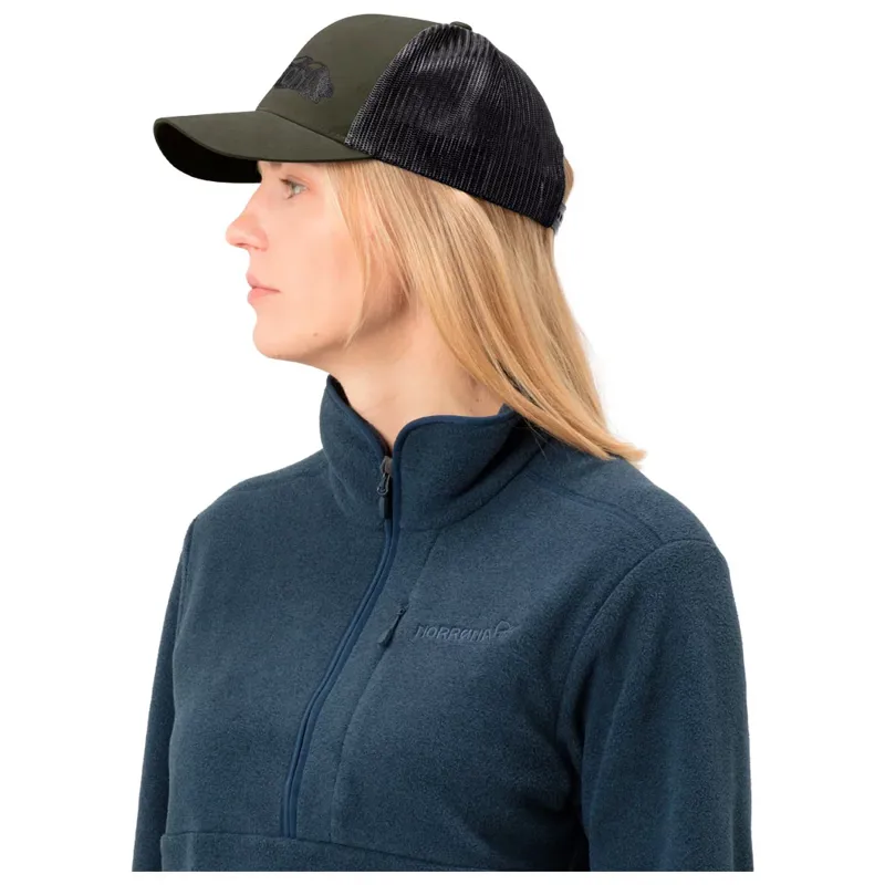 Norrona Unisex /29 Trucker Mesh Snap Back Cap Olive-2