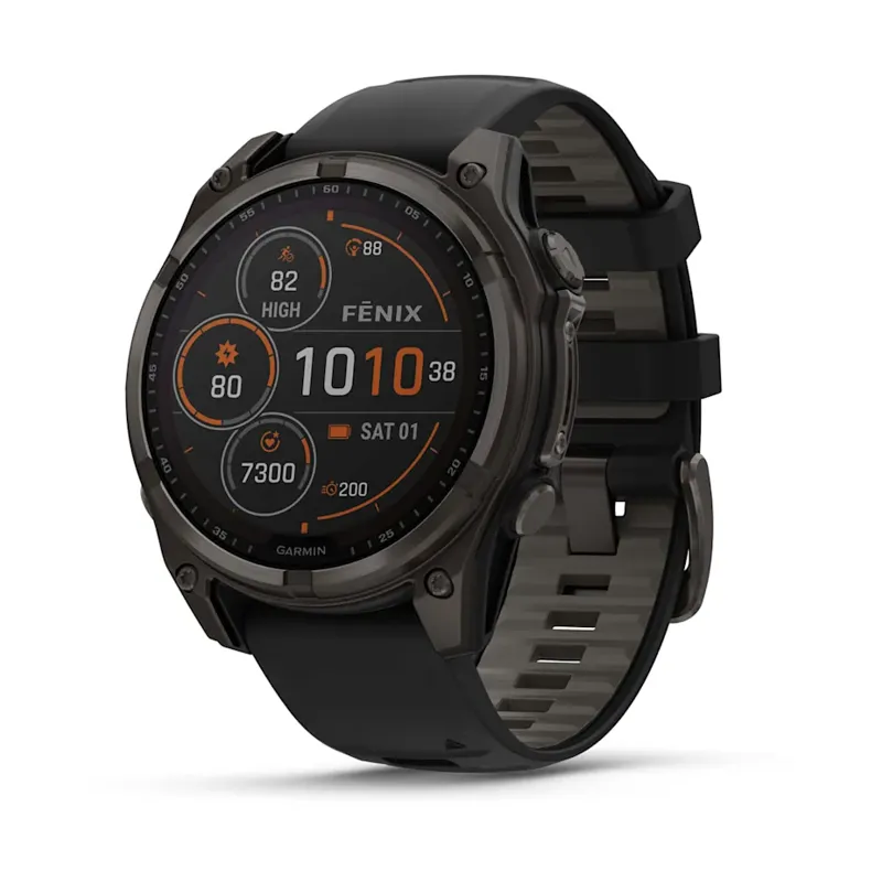 Garmin Fenix 8 Sapphire Solar 47mm Ti Carbon Black w/Black Band DEACTIVATED