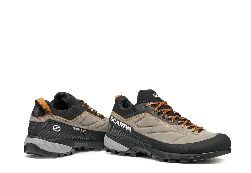 Scarpa Men's Rapid XT Taupe/Rust Orange-6