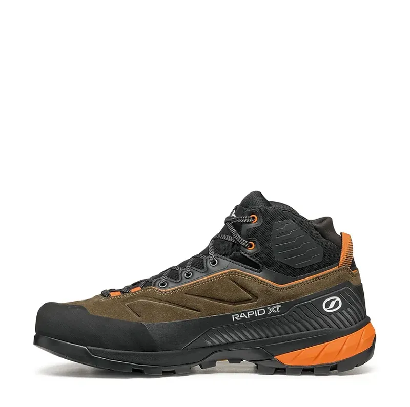 Scarpa Men's Rapid XT Mid GTX Caribou/Rust Orange-2